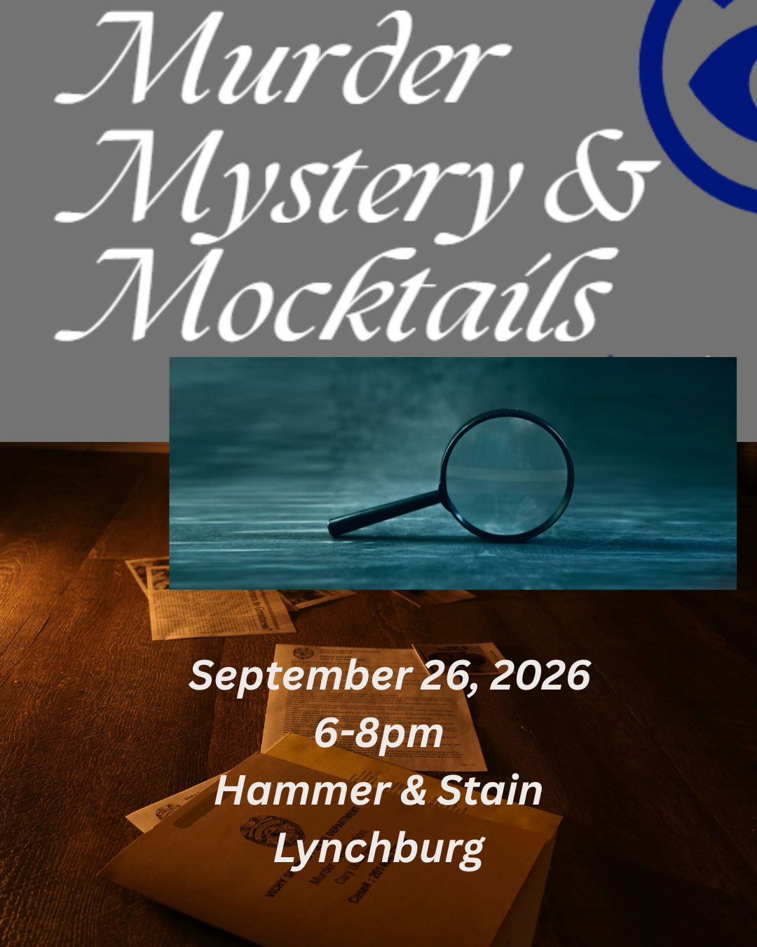 09/26/2026 Murder Mystery & Mocktails 6-8pm (Lynchburg)
