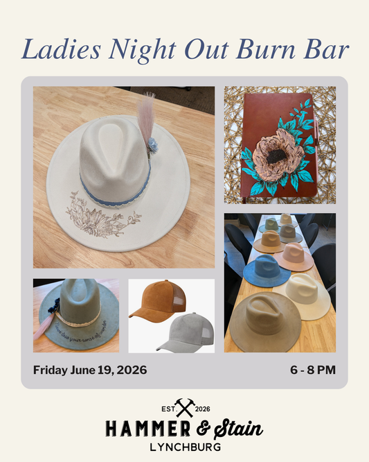 06/19/2026 Ladies Night Burn Bar 6-8pm (Lynchburg)